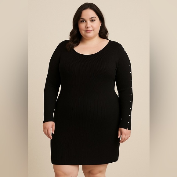 BY & BY  pearl sweater dress, junior's XXL - Picture 1 of 9